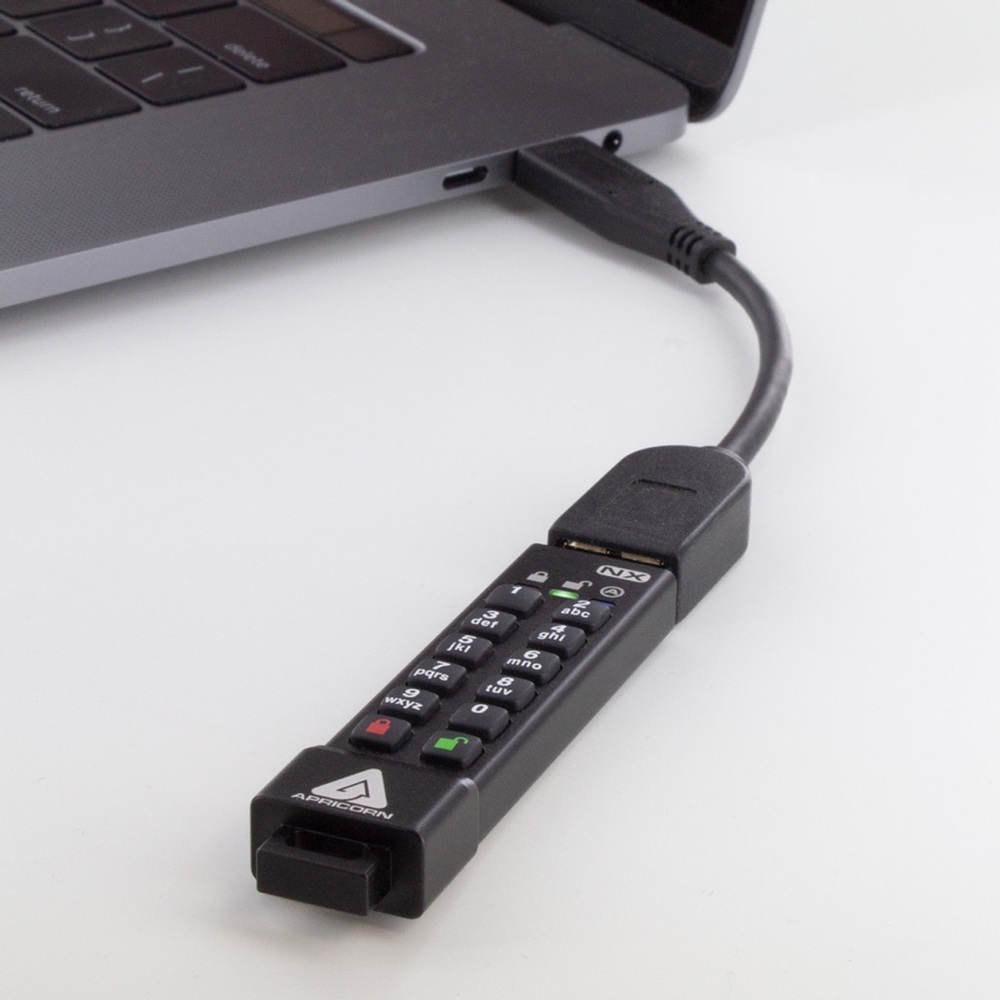 Encrypted USB Flash Drive with Keypad
Aegis Secure Key 3NX - Picture 2 of 5